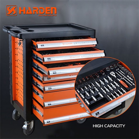HARDEN HD-520605T szerszámkocsi 7-fiókos /465-részes/